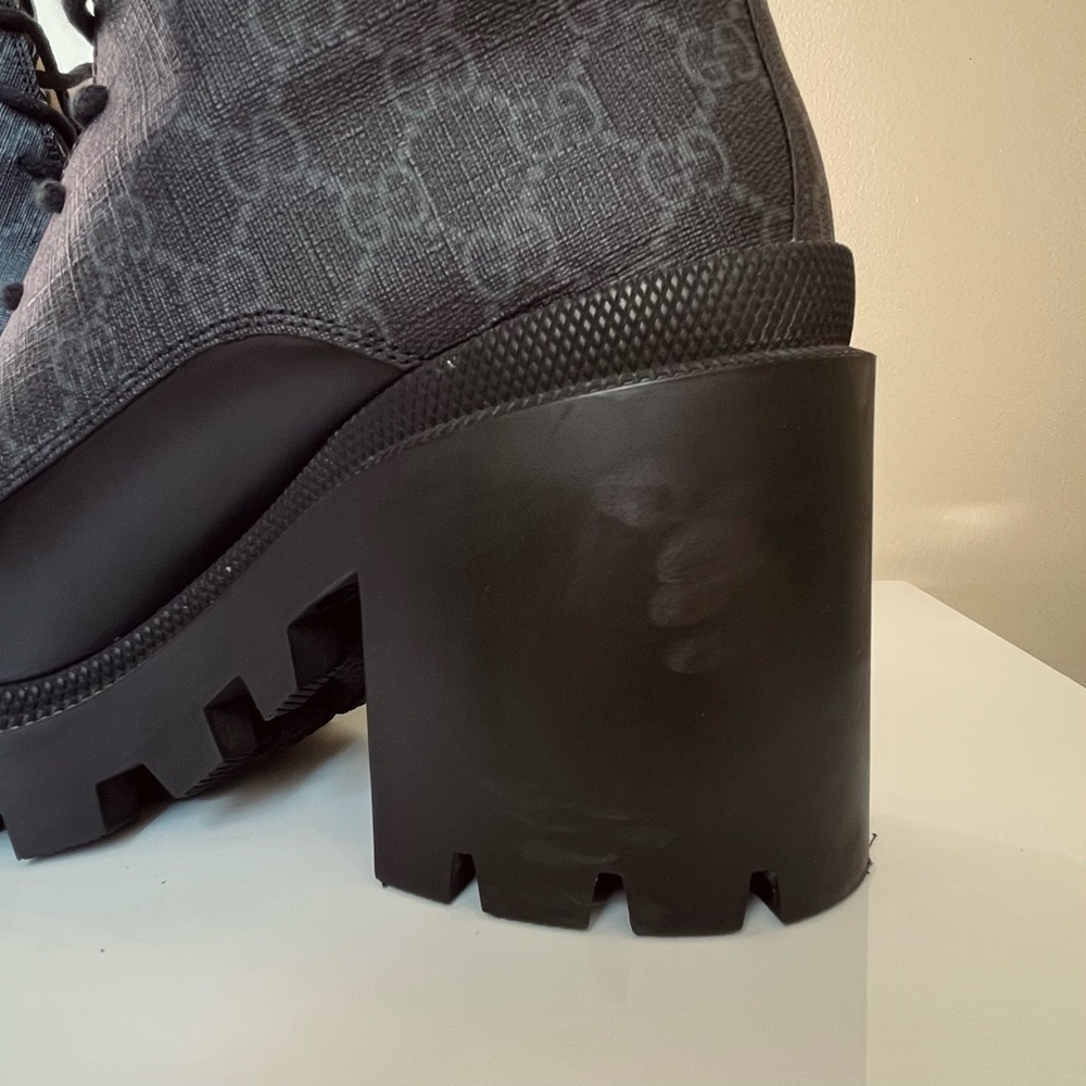 Gucci Apollo GG Supreme Samoa quilted combat boots - Picture 11 of 11